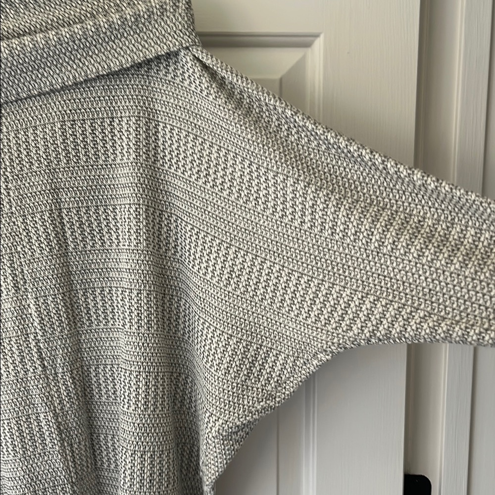 Karlie Cozy Knit Cowl Neck Sweater - Gray - Picture 8 of 9